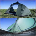 1.7 kg de montañismo verde Trekking doble carpa